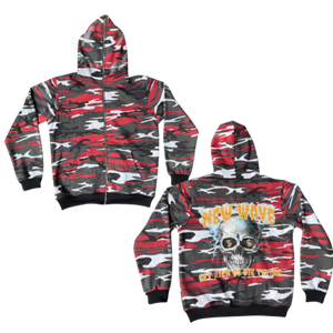 トップス VANSON skull camo zip hoodie Swag Y2K CAMO FULL ZIPS – New Wave Apparel LLC
